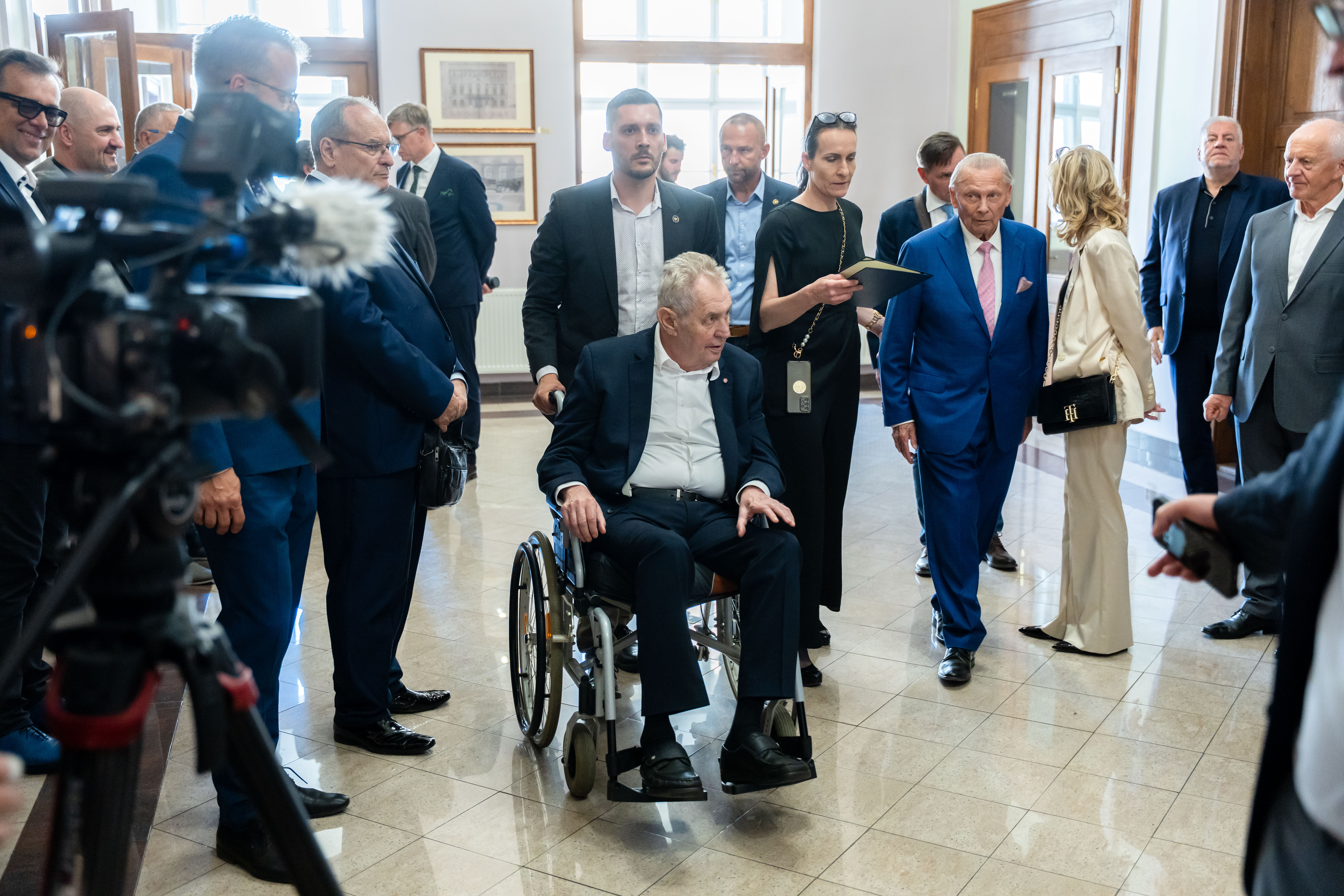 Prezident ZEMAN V Kosiciach so Schusterom -1-77